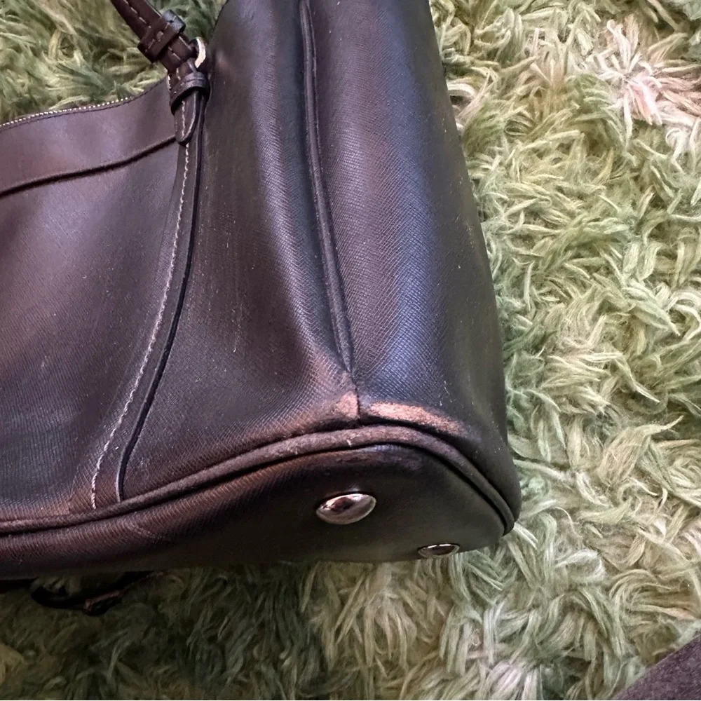 Big black coach tote bag